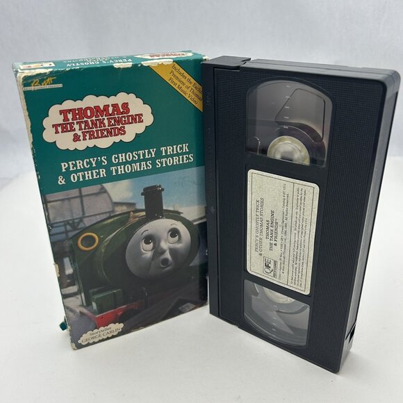 Thomas The Tank Engine & Friends Percy’s Ghostly Trick VHS Video Tape Train RARE - Picture 3 of 4